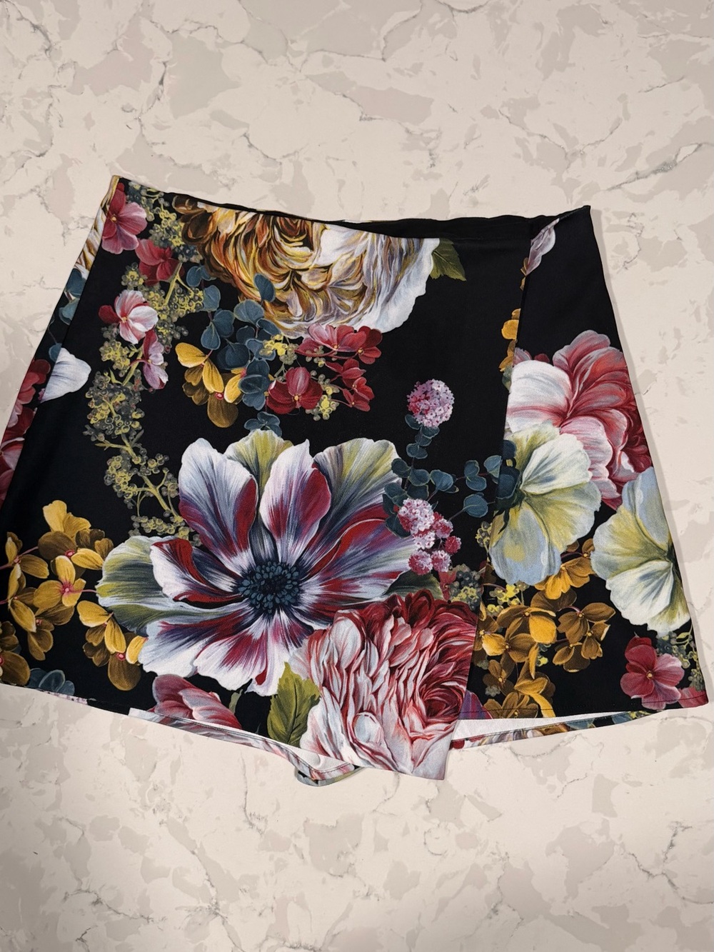 Express High Waist Floral Skort